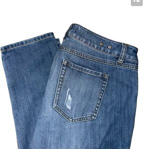 Blue Cabi Jeans, slim boyfriend fit, size 4.